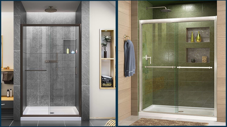 Semi-Frameless Shower Doors Install & Repair in Woodbridge VA