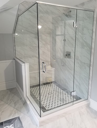 frameless shower door installation Woodbridge VA