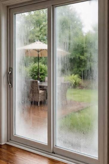 foggy door